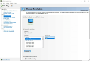 Magewell change resolution